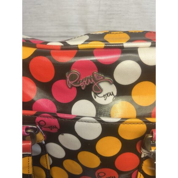 Roxy Polka Dot Bug Purse/Bag | Pink Orange Brown | Y2K Vintage | READ - Picture 2 of 8